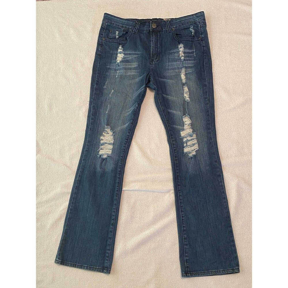 Zenobia Jeans Womens XXL Blue Denim 5 Pocket Stretch jeans